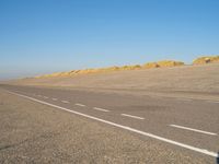 Sand Dune Slope: A Beach Horizon View