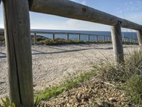 Sand Street in Portugal: A View of the Water and Ocean