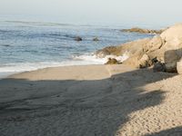 Sandy Coastal Promontory on a Clear Sky Day