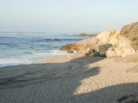 Sandy Coastal Promontory on a Clear Sky Day