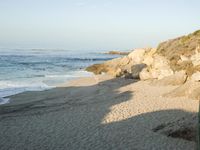 Sandy Coastal Promontory on a Clear Sky Day