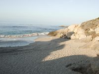 Sandy Coastal Promontory on a Clear Sky Day