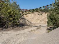 Sandy Road in Berlin, Germany - Natural Landscape 001