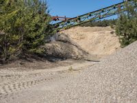 Sandy Road Berlin Germany Natural Landscape