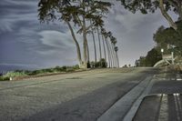 Nighttime Road in Santa Barbara, California