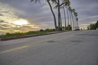 Santa Barbara at Dawn: Asphalt Road with Stunning Views