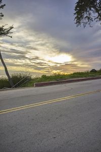 Santa Barbara at Dawn: Asphalt Road with Stunning Views