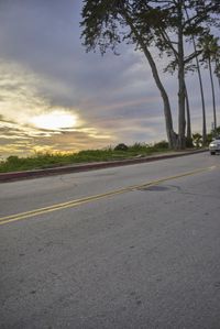 Santa Barbara at Dawn: Asphalt Road with Stunning Views