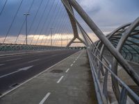 Saragossa, Spain: Modern Bridge in the Heart of the City