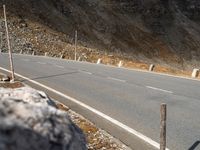 Scenic Asphalt Road in Austria Mountain Landscape