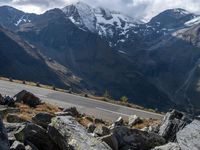 Scenic Asphalt Road in Austria: A Journey Through Majestic Mountains