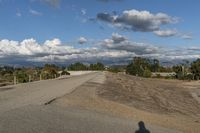 Scenic Asphalt Road in Nature Landscape