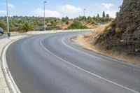 Scenic Asphalt Road in Nature Landscape, Granada 002