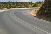 Scenic Asphalt Road in Nature Landscape, Granada 003