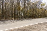 Scenic Asphalt Road in Ontario, Canada