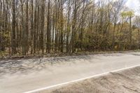 Scenic Asphalt Road in Ontario, Canada