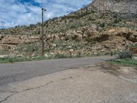 Scenic Asphalt Road in the Mountains of Utah