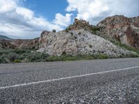 Scenic Asphalt Road in Utah, USA