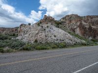 Scenic Asphalt Road in Utah, USA