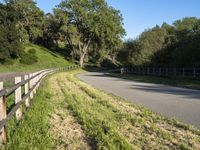 Scenic California countryside road in USA