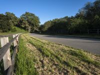 Scenic California countryside road in USA