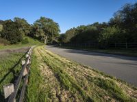 Scenic California countryside road in USA