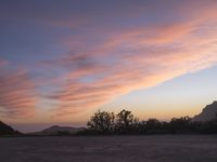 Scenic California landscape at dawn