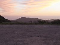 Scenic California landscape at dawn