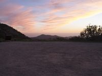 Scenic California landscape at dawn