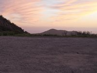 Scenic California landscape at dawn