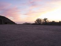 Scenic California landscape at dawn