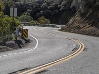 Scenic California Landscape with Curved Mountain Road