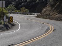 Scenic California Landscape with Curved Mountain Road