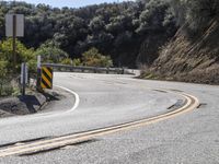 Scenic California Landscape with Curved Mountain Road