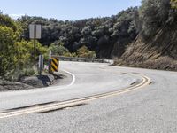 Scenic California Landscape with Curved Mountain Road