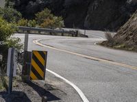 Scenic California Landscape with Curved Mountain Road