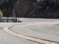 Scenic California Landscape with Curved Mountain Road