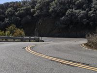 Scenic California Landscape with Curved Mountain Road