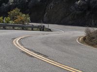 Scenic California Landscape with Curved Mountain Road