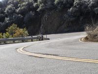 Scenic California Landscape with Curved Mountain Road