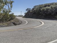 Scenic California Road with Mountain Landscape