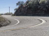 Scenic California Road with Mountain Landscape