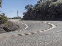 Scenic California Road with Mountain Landscape