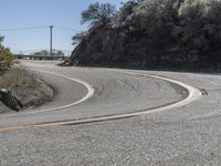 Scenic California Road with Mountain Landscape