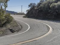 Scenic California Road with Mountain Landscape