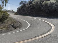 Scenic California Road with Mountain Landscape