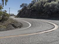 Scenic California Road with Mountain Landscape