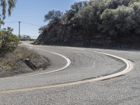 Scenic California Road with Mountain Landscape