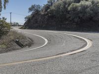 Scenic California Road with Mountain Landscape