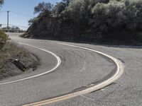 Scenic California Road with Mountain Landscape